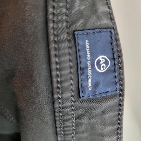 AG Adriano Goldschmied Pants Mens 38x32 Gray The Everett Slim Straight Stretch - Picture 8 of 10